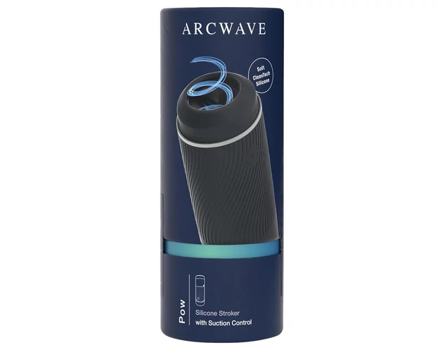 Arcwave Pow - manuális szívó maszturbátor (fekete)