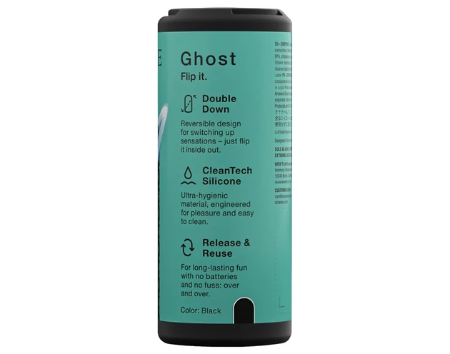Arcwave Ghost - kifordítható zseb maszturbátor (fekete)