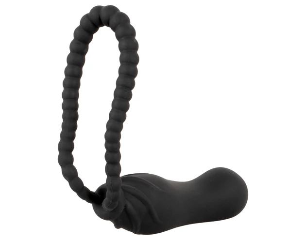 Black Velvets Perfect Fit - felcsatolható dildó (fekete)