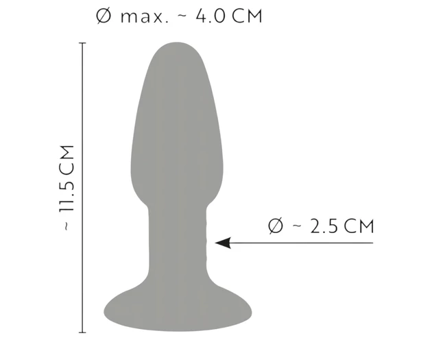 You2Toys - szilikon anál plug (színes)