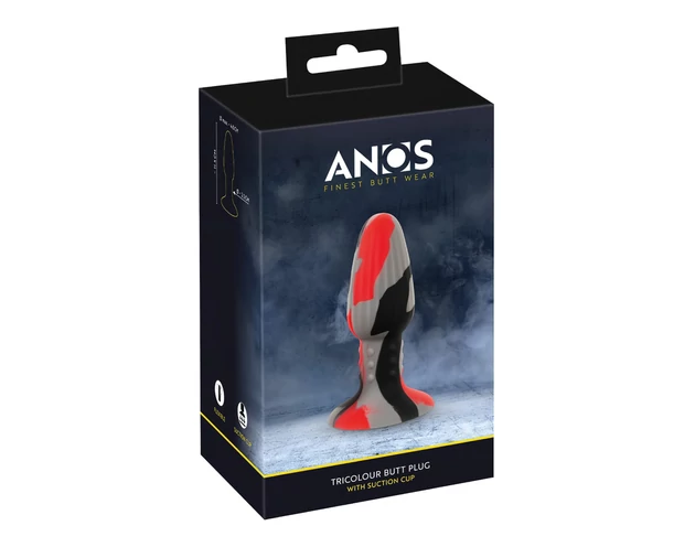 ANOS - szilikon anál plug (színes)