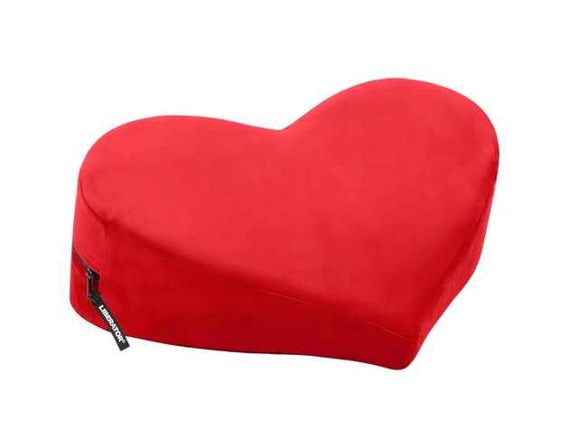 Liberator Heart Wedge - szív alakú szexpárna (piros)