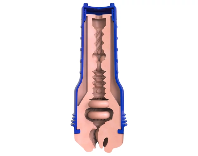 Fleshlight Boost Blow - élethű száj maszturbátor (natúr)