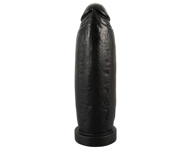 Realistixxx Real Giant - giga dildó - 30 cm (fekete)