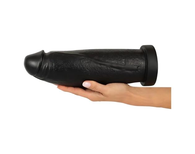 Realistixxx Real Giant - giga dildó - 30 cm (fekete)