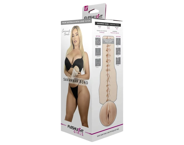 Fleshlight Savannah Bond - élethű műpunci (natúr)