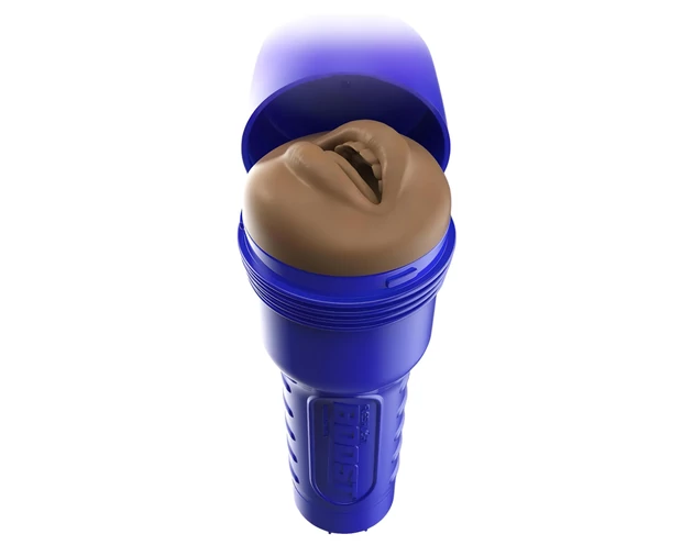 Fleshlight Boost Blow - élethű száj maszturbátor (barna)