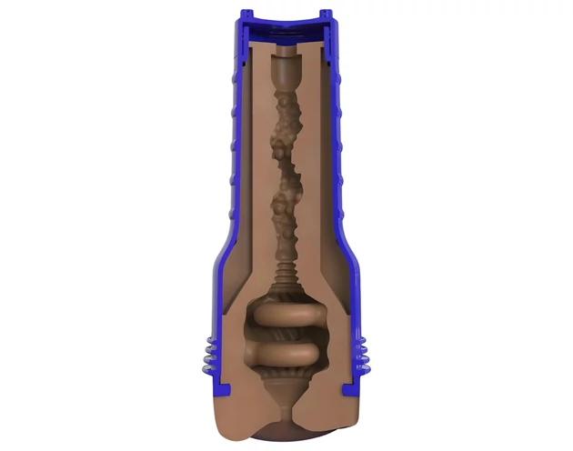 Fleshlight Boost Blast - élethű popsi maszturbátor (barna)
