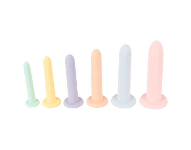 Six in a Row - dildó trainer szett - 6db (színes)