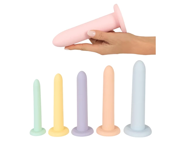 Six in a Row - dildó trainer szett - 6db (színes)