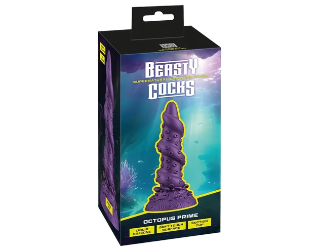 Beasty Cocks Octopus Prime - polip dildó (lila)