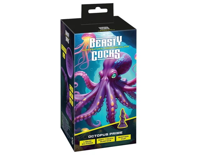 Beasty Cocks Octopus Prime - polip dildó (lila)