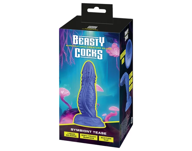 Beasty Cocks Symbiont Tease - Symbiota dildó (kék)