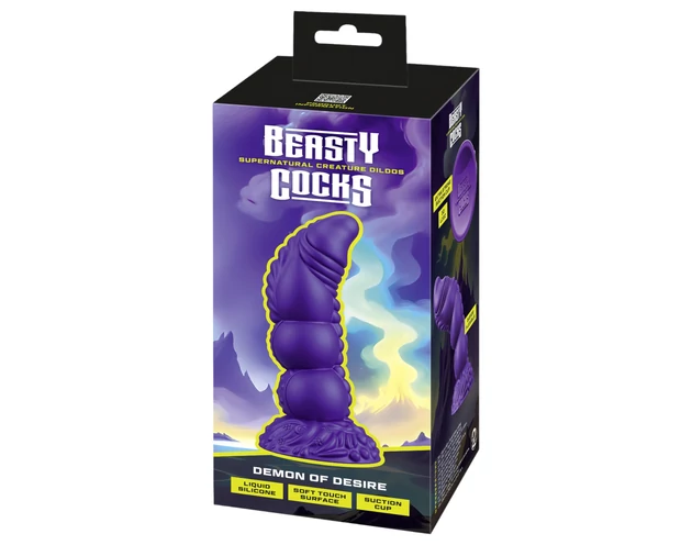 Beasty Cocks Demon of Desire - démon dildó (lila)