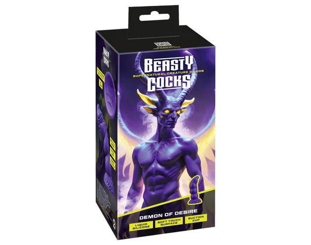 Beasty Cocks Demon of Desire - démon dildó (lila)