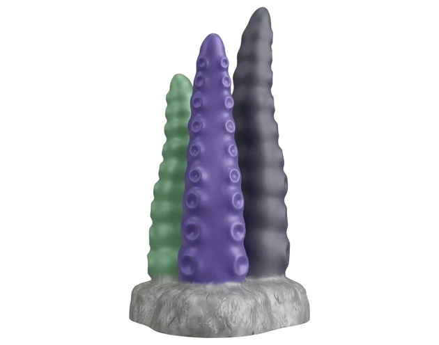 Beasty Cocks Triple Tentacle - tripla polipkar dildó