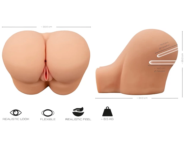 Realistixxx Style V - élethű torzó maszturbátor