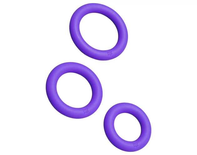 ROMP Remix Trio - péniszgyűrű szett - 3db (lila)
