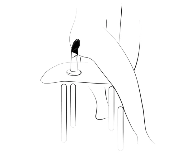 ROMP Piccolo - rugalmas szilikon dildó (kék-lila)