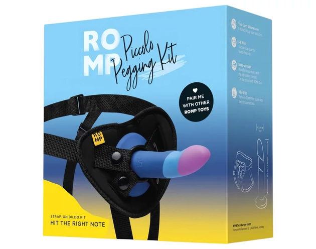 ROMP Piccolo - pegging szett (fekete-kék)