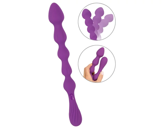 You2Toys - Gömbös, flexibilis anál dildó - (viola)