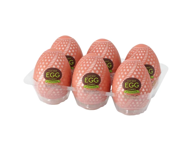 TENGA Egg Combo Stronger - tojás maszturbátor (6db)