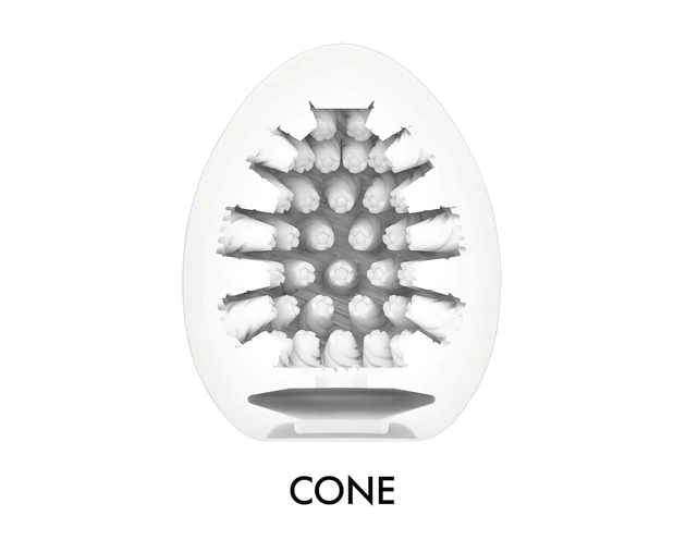 TENGA Egg Cone Stronger - tojás maszturbátor (6db)