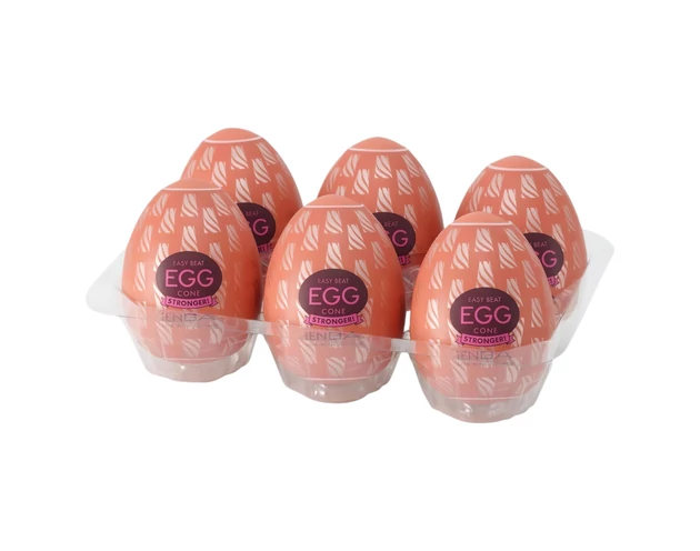 TENGA Egg Cone Stronger - tojás maszturbátor (6db)
