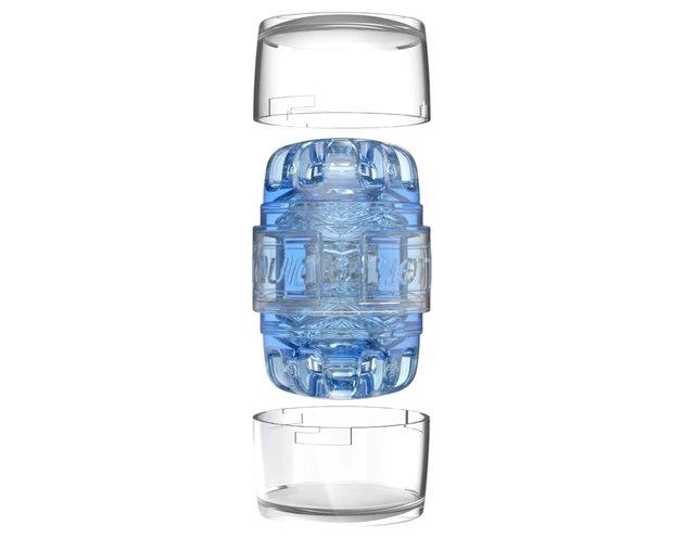Fleshlight Quickshot Turbo - utazó maszturbátor (kék)