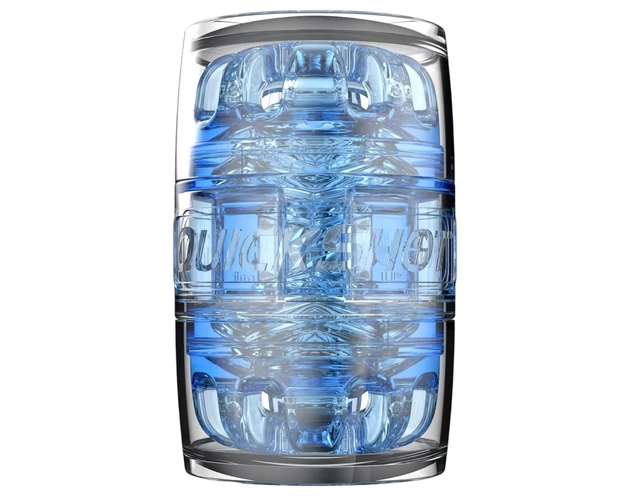 Fleshlight Quickshot Turbo - utazó maszturbátor (kék)