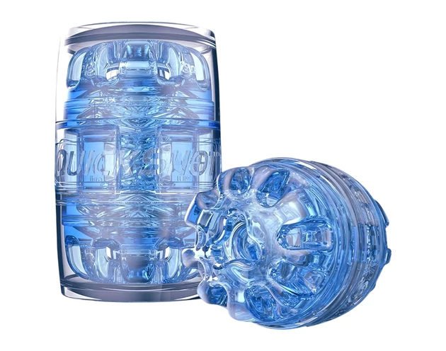 Fleshlight Quickshot Turbo - utazó maszturbátor (kék)