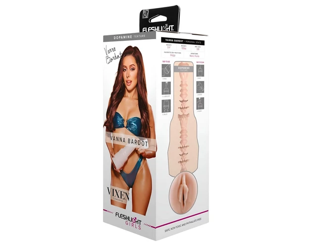 Fleshlight Vanna Bardot - élethű vagina (natúr)
