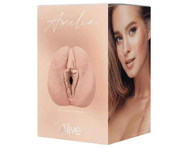 Alive Amelia S - műpunci maszturbáror (natúr)