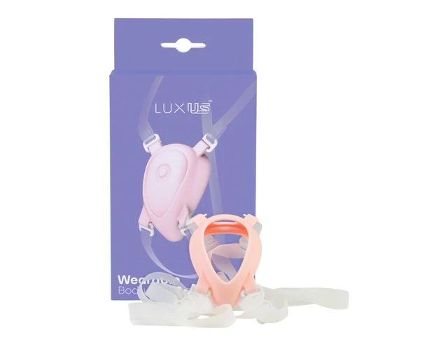 Luxus - felcsatolható hám csiklóvibrátorhoz (fehér)