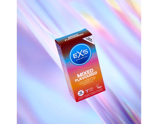 EXS Mixed - óvszer - vegyes ízű (12db)
