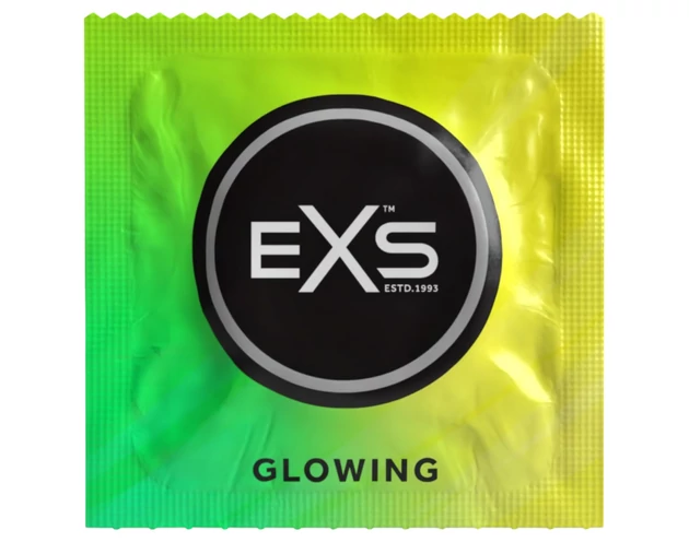 EXS Glow - világító óvszer (3db)