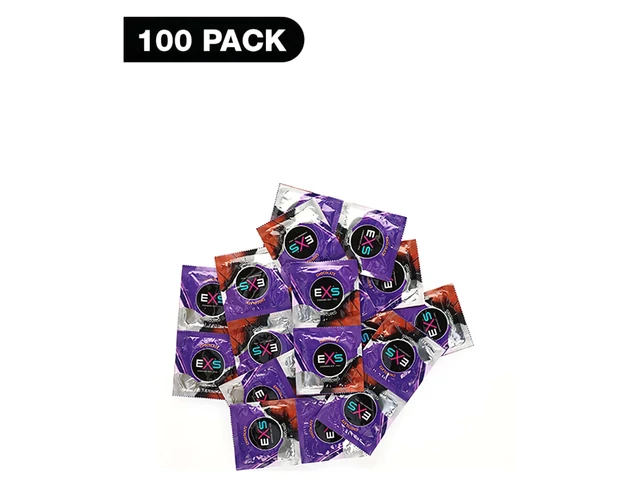 EXS Hot Chocolate - óvszer csoki ízű - fekete (100db)