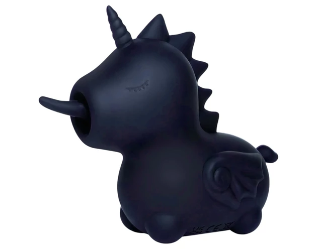 Unihorn Wild Spirit - akkus unikornis csiklóizgató (fekete)