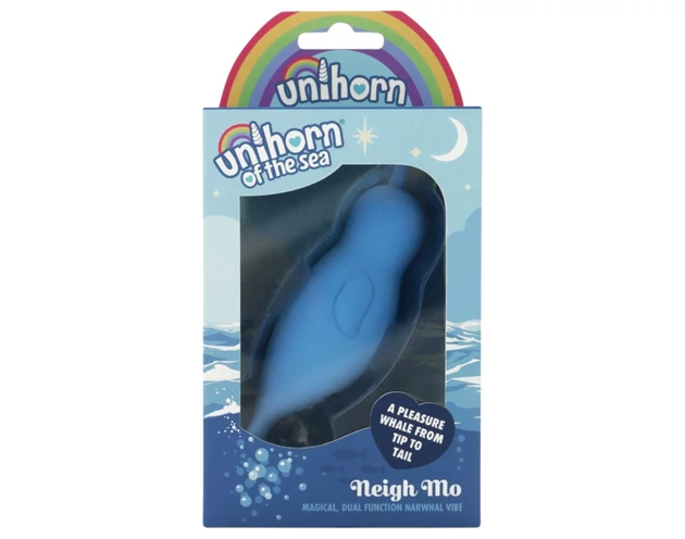Unihorn Of The Sea - akkus narvál csiklóizgató (kék)