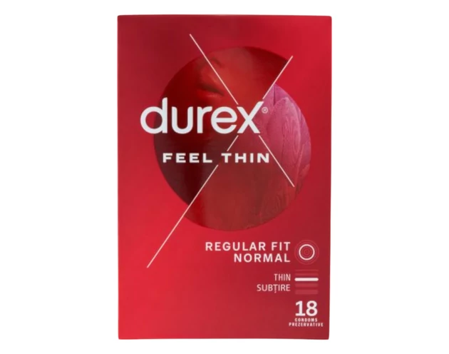 Durex Feel Thin - élethű érzés óvszer (18db)
