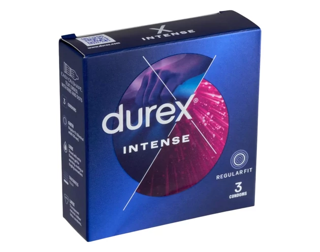 Durex Intense - bordázott és pontozott óvszer(3db) -
