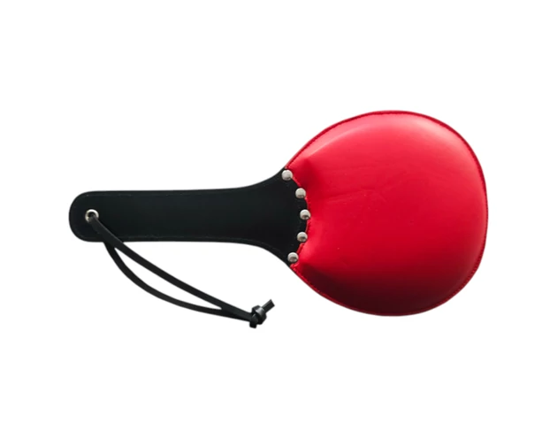 Rouge - valódi bőr paskoló, kemény és puha oldallal (piros)