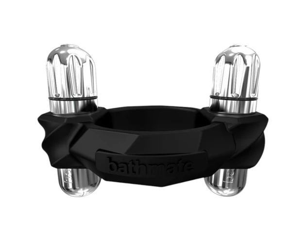 Bathmate Hydro Vibe - hidroterápiás, vibrációs gyűrű (fekete)