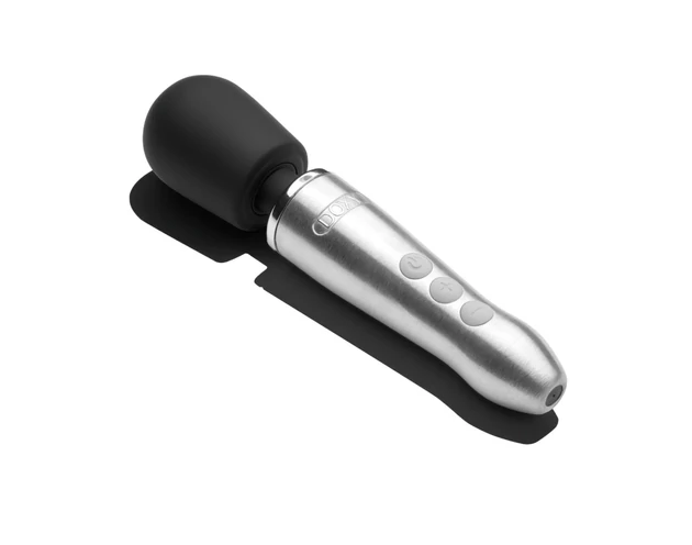 Doxy Go - masszírozó vibrátor (ezüst)