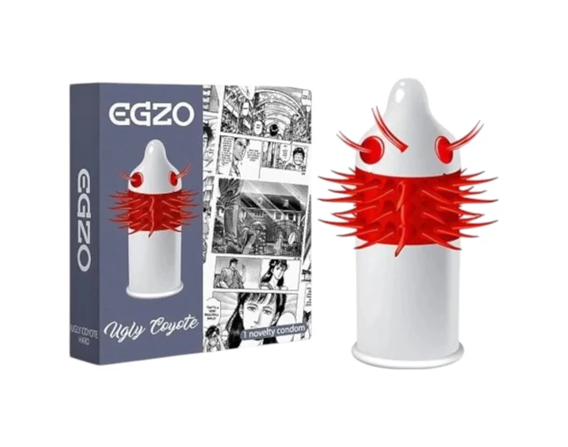 Egzo Ugly Coyote - hosszú tüskés óvszer (1db)