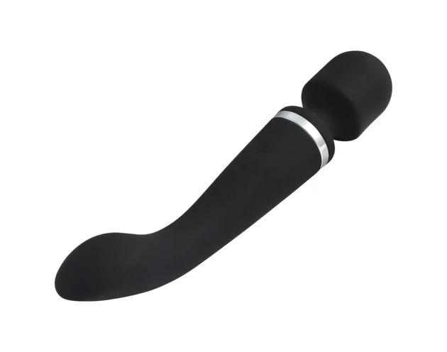 Lonely Lodi - akkus, 2in1 masszírozó vibrátor (fekete)