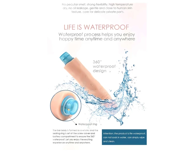 Lonely Max - élethű vibrátor (17cm) - natúr