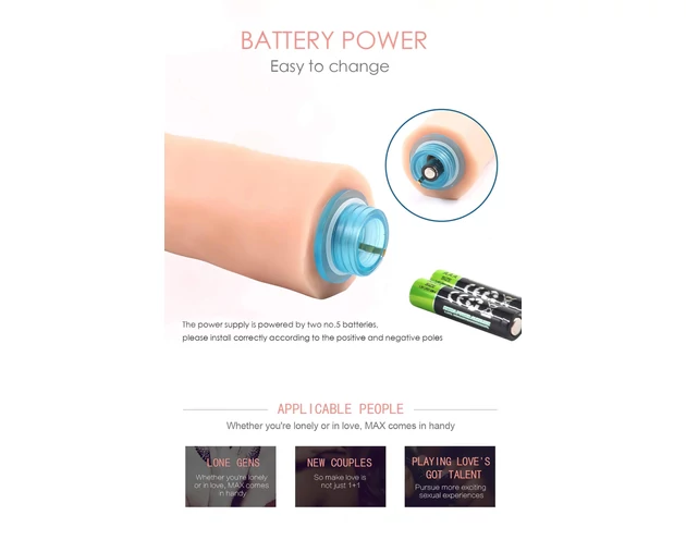 Lonely Max - élethű vibrátor (17cm) - natúr