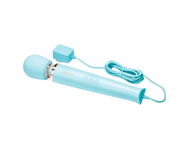 le Wand - exkluzív, hálózati masszírozó vibrátor (kék)