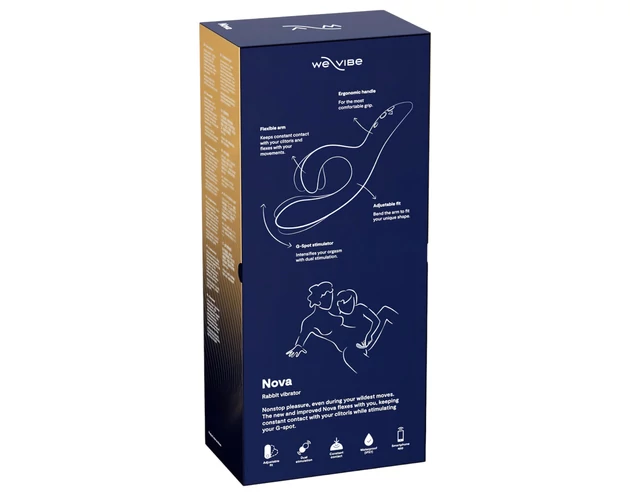 We-Vibe Nova 2 - akkus, okos csiklókaros vibrátor (kék)